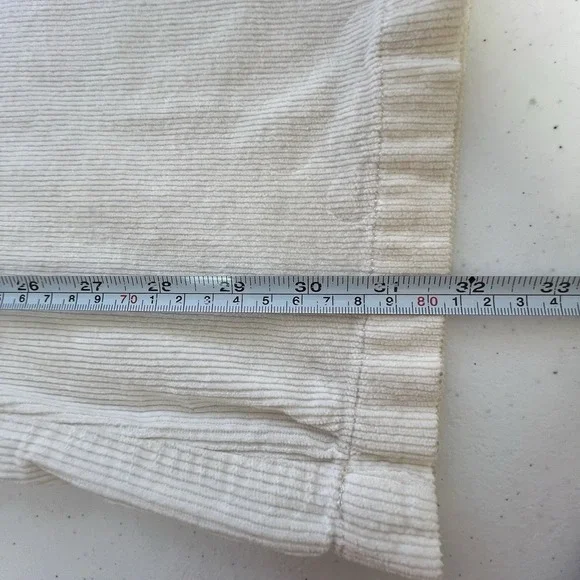 Pilcro Anthropologie The Kit Utility Wide Leg High Rise Corduroy Trousers Sz 30 - Picture 16 of 16